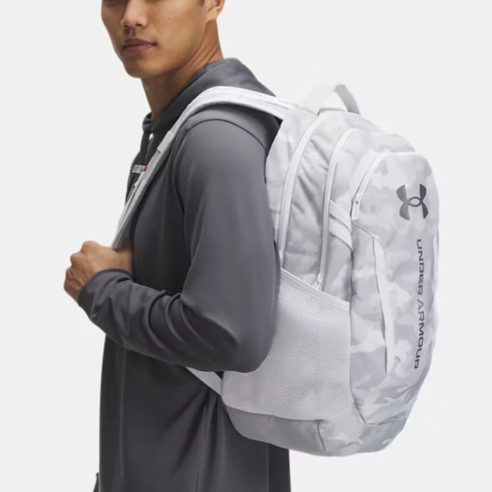 Under Armour Hustle 6.0 Gray/Silver Backpack/NWT